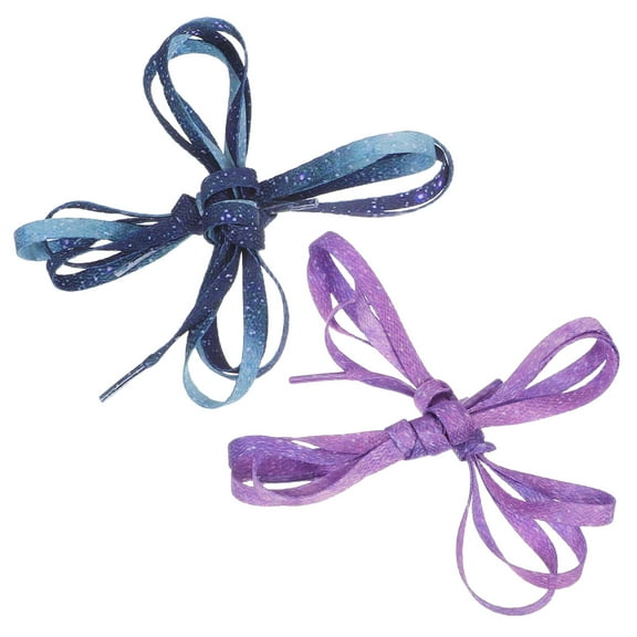 COSMOBETTY 2Pairs Durable And Practical Shoe Laces For Canvas Shoes
