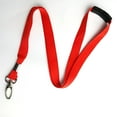 thumbnail image 1 of Paquete de 11 cordones rojos para el cuello, llaves, tarjetas de identificación, credenciales, cordón de poliéster para sujetar el cuello, correa con separación ideal para personal, estudiantes,, 1 of 8