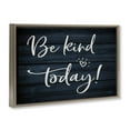 thumbnail image 4 of Stupell Industries Be Kind Today Text & Numbers Painting Brown Floater Framed Canvas Art Print Wall Art, 31 x 21, 4 of 10