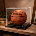 thumbnail image 4 of OnDisplay Deluxe Acrylic UV-Protected Basketball/Soccer Ball Display Case, 4 of 7