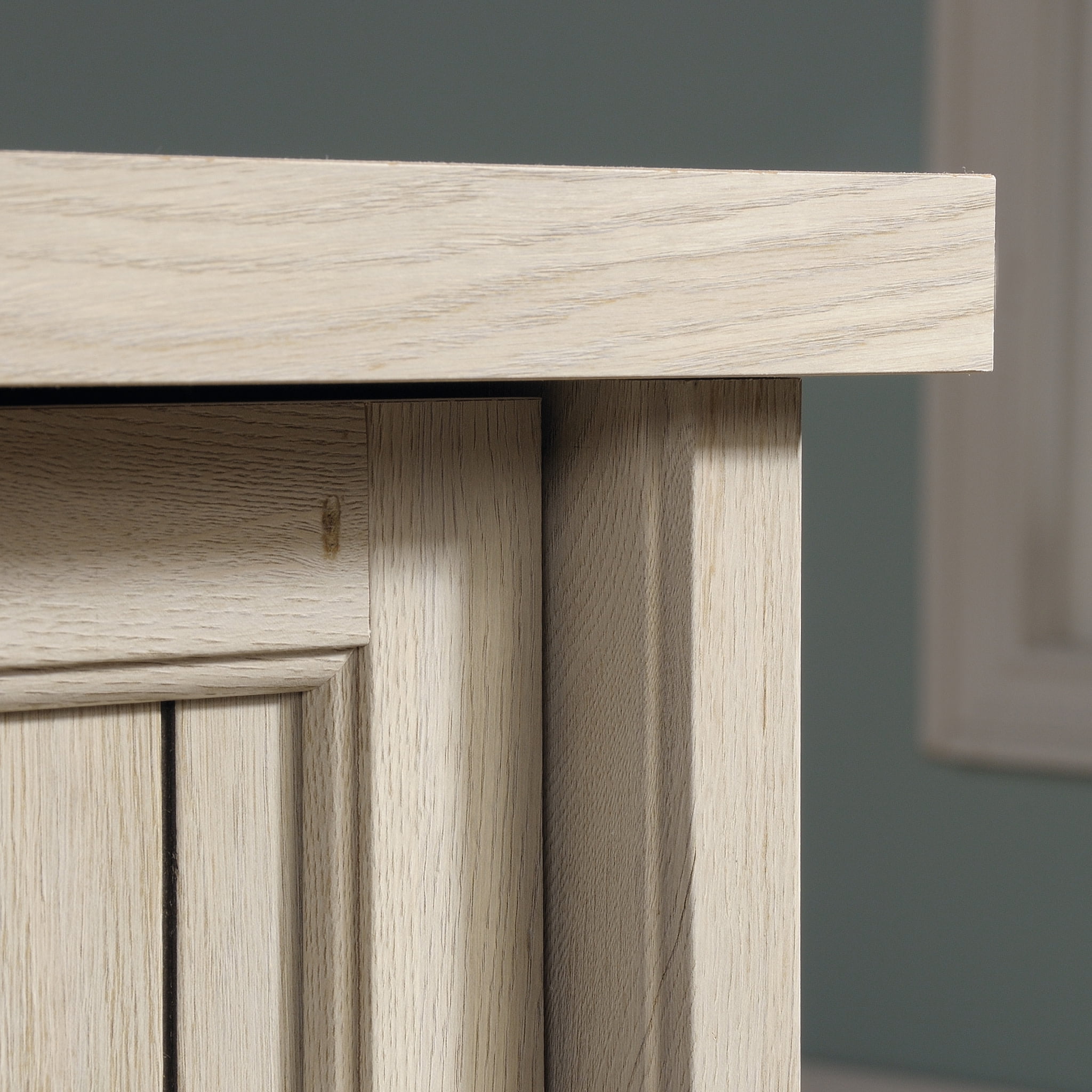 Sauder Costa Executive Desk, Chalked Chestnut Finish
