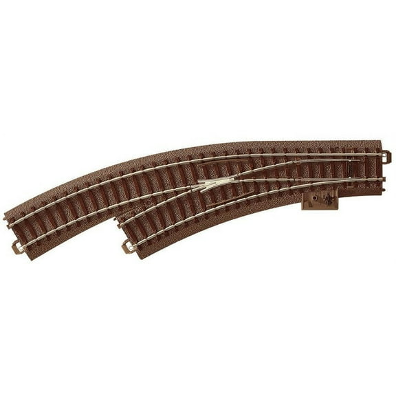 Trix 62671 HO C Track 14-3/16" Left Hand Curved Switch Turnout