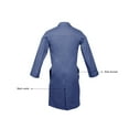 thumbnail image 3 of Panda Uniform by HeedFit Unisex 40" Medical Lab Coat – 3XL Navy, 3 of 4