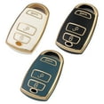thumbnail image 2 of Tpu Car Key Case Cover Shell Fob Holder Keychain Protector Accessories For Kia White Mingyiq, 2 of 3