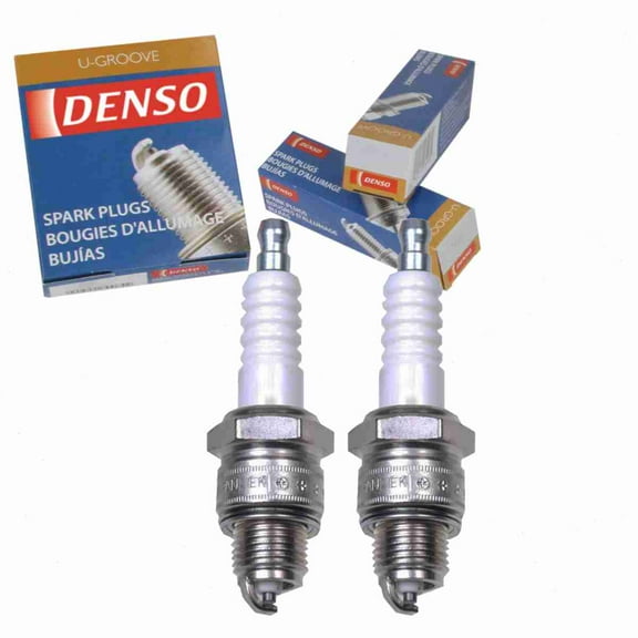 2 pc DENSO 4192 Standard U-Groove Spark Plugs for W16FPR-U Ignition Wire Secondary