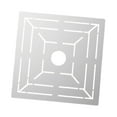 thumbnail image 1 of Regla medidora de desagües de suelo, herramienta de alicatado multifuncional y práctica para arquitectura 30 cm x 30 cm, 1 of 9