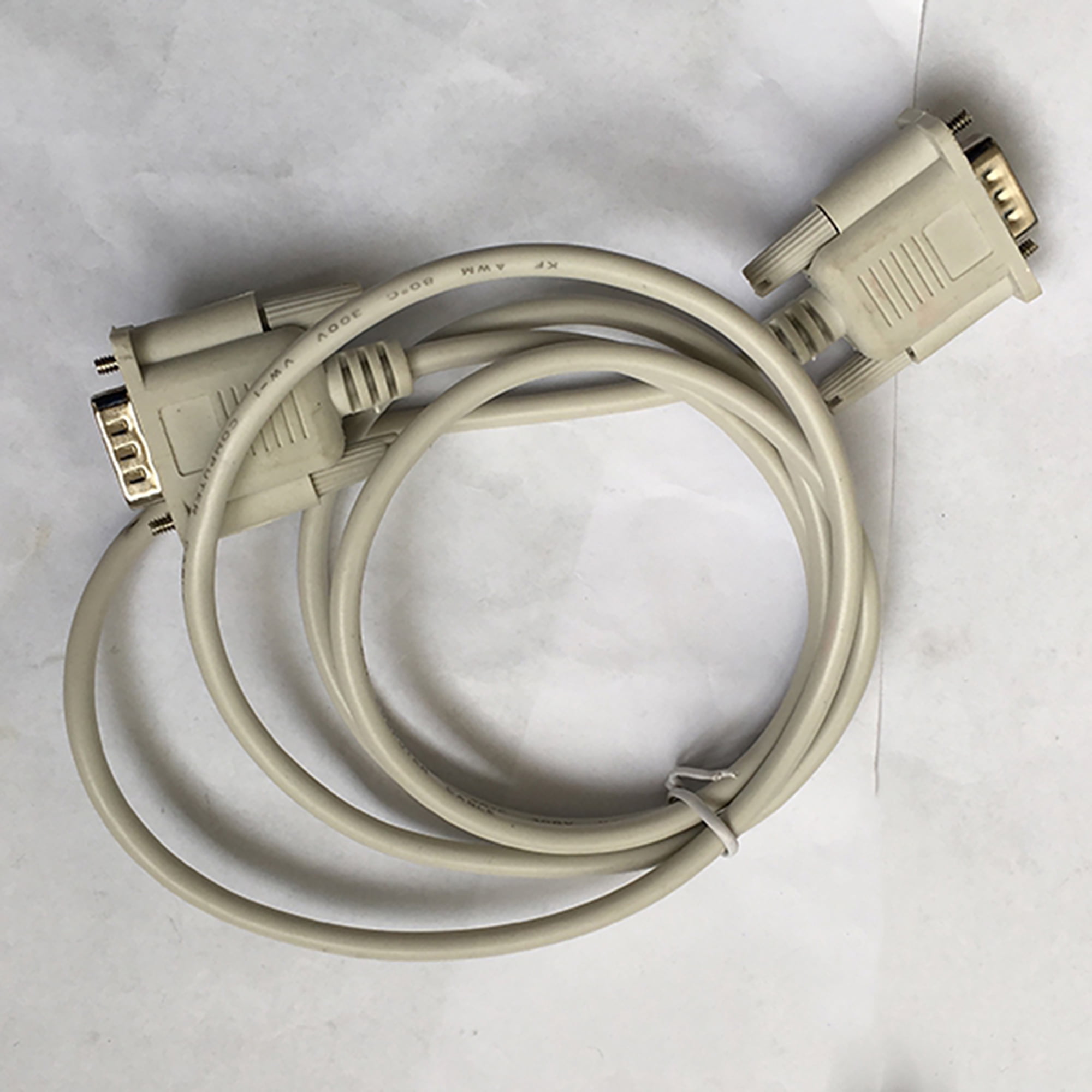 Unique Bargains RS232 DB9 9 Pin to VGA Video 15 Pin Male Adapter Cable 1.35M
