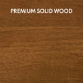 thumbnail image 4 of FitStand Queen Japanese Joinery Bed Frame, Solid Rubberwood, 1500 lbs Heavy Duty Slats Support, FSC & SGS Certified, 10 Min No-Tool Setup, Under-Bed Storage, No Box Spring Needed, Noise-Free, Walnut, 4 of 9