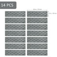 thumbnail image 3 of Pure Era 8" x 30" Carpet Stair Treads Protector Cover Indoor Non Slip Self Adhensive Tape Free Set of 14 (Gray Diamond Trellis), 3 of 9