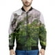 thumbnail image 3 of Chaqueta con cremallera y estampado de montaña para hombre, sudadera informal de manga larga con estampado 3D de paisajes naturales, chaquetas de gran tamaño, 3 of 5