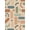 Beige, Pattern 1, variant on ODIKA 3'x5' Clay And Earth Geometric Washable Area Rug Modern Abstract Shapes with Retro Flair Non-Slip, Flatweave, Easy Care for Hallway, Laundry Room