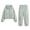 Green, variant on Kids Stand Collar Set, Long Sleeve Zipper Coat & Pants, Leisure Two-Piece Outfit For Children Pink 14-15Years