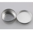 thumbnail image 2 of 24pcs Cosméticas de Aluminio de Lata de Bálsamo de Labio con Tapa de Rosca de Tornillo Sunnimix Contenedor redondo de aluminio, 2 of 5