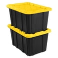 thumbnail image 2 of Sterilite 27 Gallon Industrial Stackable Storage Tote - Lidded - 16 Pack, 2 of 12