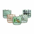 thumbnail image 2 of Luvable Friends Baby Boy Waterproof PEVA Bibs 5pk, Moose, One Size, 2 of 3