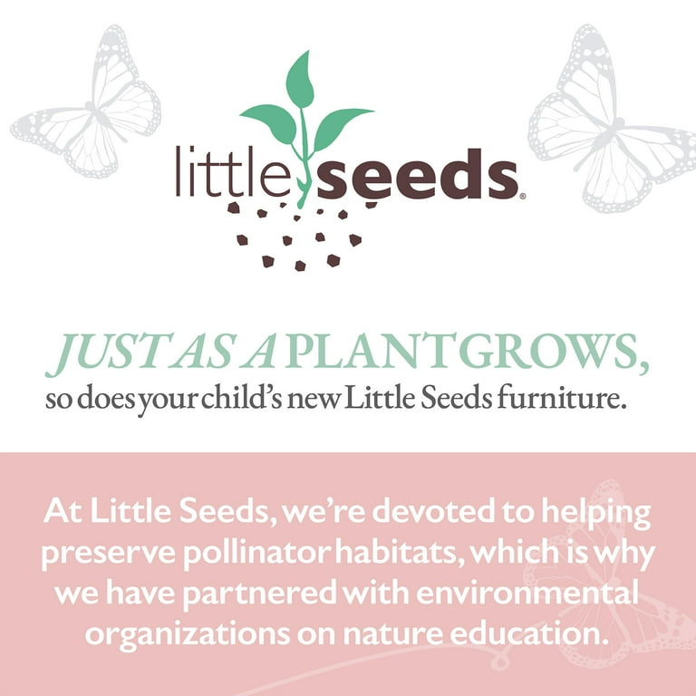 Little Seeds Grow with Me Grey Adjustable Kidsâ€™ Closet Organizer System 