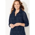 thumbnail image 4 of Catherines Women's Plus Size Eyelet Buttonfront Blouse, 4 of 4