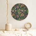 thumbnail image 5 of Balery Forest Animals And Plants Print Bone China Decorative Plate Ceramic Dinner Plates Art Crafts with Display Stand-7in, 5 of 6
