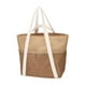 thumbnail image 3 of Bolsa de playa Bag Oxford tela para un solo hombro para trabajo Festival de música de piscina de gimnasio Marrón, 3 of 8