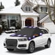 thumbnail image 1 of Cubierta de nieve en parabrisas con bordes magnéticos | Protector de hielo contra heladas para coches y SUVs en todo clima | 12 imanes fuertes, correas seguras, papel de aluminio PEVA | 90,5"x54,3", 1 of 3