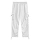 thumbnail image 5 of Pantalones largos para hombre, lisos, informales, con cordón, cintura elástica y bolsillo, pantalones deportivos cargo de poliéster., 5 of 5