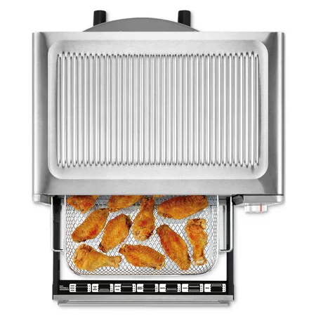 Breville - the Smart Oven Air Fryer Compact, 0.5 Cubic Feet Toaster Oven - Brushed Stainless Steel