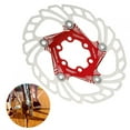 thumbnail image 4 of Strong And Durable 5 Stud Brake Disc, Fine Workmanship Bicycle Floating Brake Disc, For Mountain Bike Cycling Accessory Red, 4 of 8