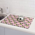 thumbnail image 6 of Sikiie Panda Avocado Dish Drying Mat, Kitchen Counter Mat, Self Drying Mat for Kitchen Counter Dish Drying Pad ,for Dishes, Utensils, Pots and Pans（24" x 18"）, 6 of 7