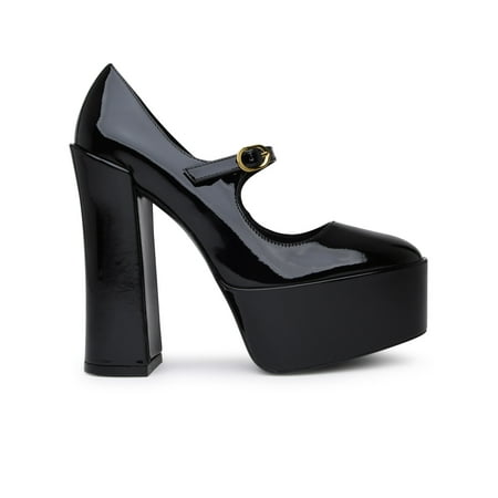 

Stuart Weitzman Woman Black Patent Leather Skyhigh Mary Jane Pumps