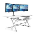 thumbnail image 2 of Pemberly Row Ensemble Convertisseur/moniteur Triple pour Bureau Assis-Debout Réglable de 46 Pouces - Blanc, 2 of 8