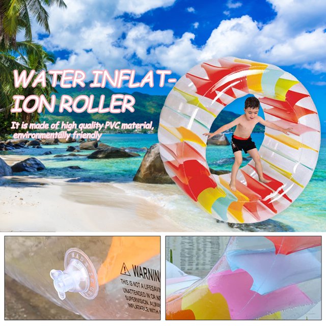 Rodillo inflable de agua - Juguete de juego de agua de verano reutilizable para piscina Ndcxsfigh Nuevos Originales