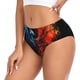 thumbnail image 2 of Fotbe Red And Blue Fire Bird Calzones Estampados para Mujer – Ropa Interior de Algodón, Cómoda, Suave y Elástica-Medium, 2 of 6