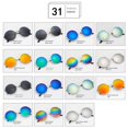 thumbnail image 2 of Gafas de sol redondas retro gafas de sol marinas de metal gafas coloridas multicolores unisex, 2 of 3