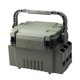 thumbnail image 1 of Caja de aparejos de pesca Accesorio de pesca ligero de gran capacidad (L Marrón Negro), 1 of 6
