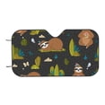 thumbnail image 7 of Balery Funny Sloths In The Forest Print Car Windshield Sun Shade,Windshield Sunshade for Car Pickup Truck SUV Accessories-Medium, 7 of 7