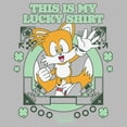 thumbnail image 2 of Mens Sonic the Hedgehog My Lucky Clover Tails T Shirt, 2 of 5
