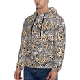 thumbnail image 3 of Goofa Zebra for Men's Hooded Sweatshirt - Lightweight Pullover Hoodie with Kangaroo Pocket, Perfect for Everyday Wear-X-Large, 3 of 7
