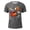 Dark Gray, variant on Big Boys Football T-Shirt Baseball Print Graphic Casual Children Stylish Game Day Summer Tee Tops Size 12-13T