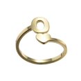 thumbnail image 3 of Fashion 26 English Letter Opening Rings Stainless Steel Girls Love Retro Jewelry, 3 of 9