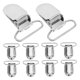 thumbnail image 5 of BEADCEST 25Ud Clips Sujetadores Para Sábanas Y Fundas De Colchón Con Firme Agarre Plata, 5 of 8