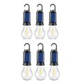 thumbnail image 2 of Luz cálida recargable con energía solar, ideal para acampadas, con gancho. Resistencia al agua IPX4, ideal para fiestas al aire libre, acampadas, aniversarios (paquete de 6)., 2 of 8