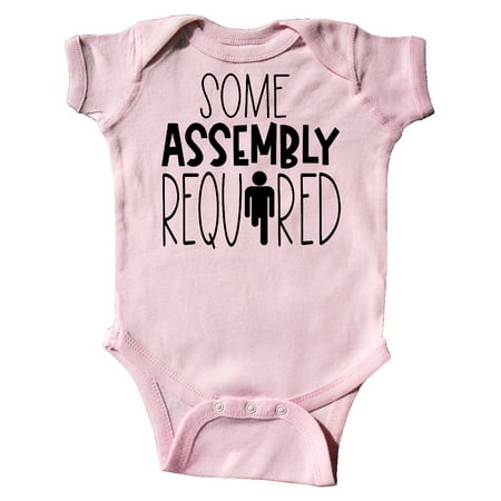 

Inktastic Some Assembly Required Right Leg Amputee Gift Baby Boy or Baby Girl Bodysuit