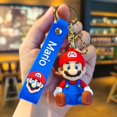 thumbnail image 1 of llavero de Anime Super Mario Bros, figura de acción, modelo de PVC, decoraciones, muñeco de dibujos animados, colgante, juguetes, regalo, 1 of 5