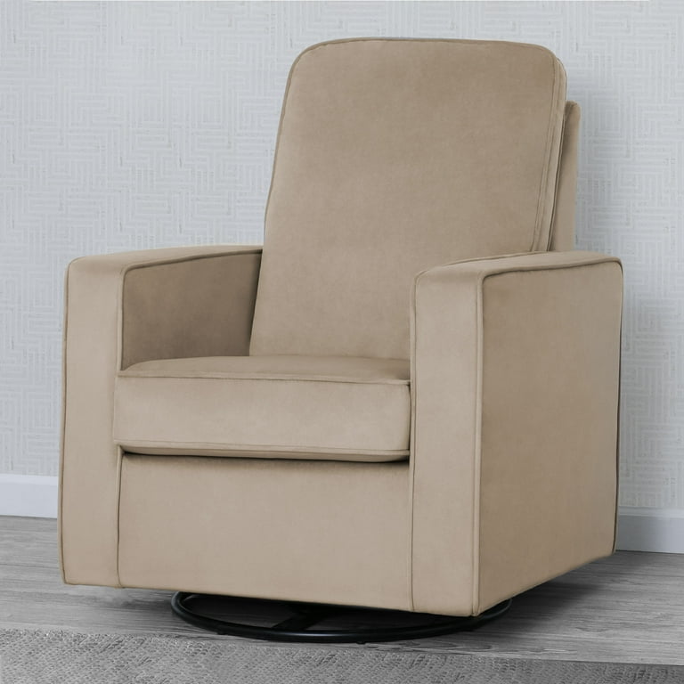 Delta Children Landry Nursery Glider Baby Rocking Chair, Swivel