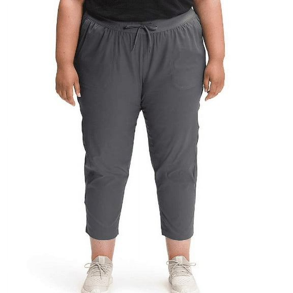 The North Face Women's Grey Aphrodite Motion Capris Pants, 1X