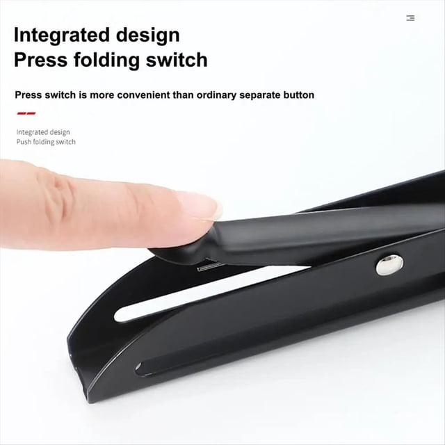 Soporte de escritorio plegable de 2 piezas, ajustable, para borde de escritorio, sin perforaciones, de metal, organizador para oficina en casa, extensión para computadora.