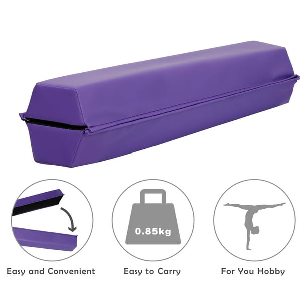 walmart.com | Segawe Folding 6 Ft. Balance Beam - Gymnastics Floor Balance Beam with Anti-Slip Base Skill Performance Training
