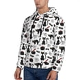 thumbnail image 2 of Hoodies for Men - halloween cat bat spider web Long Sleeve Comfrt Men'S Fashion Hoodies & Sweatshirts, Sweatshirts for Men Hoodies Pullover Clothing Clothes with Pouch, 2 of 7