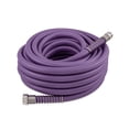 thumbnail image 3 of Camco EvoFlex 50-Foot Camper/RV Drinking Water Hose | Features an Extra Flexible Design with Stainless Steel Strain Relief Ends | Lead-Free, BPA-Free & Phthalate-Free | Purple (22586), 3 of 4