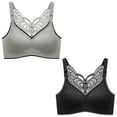 thumbnail image 1 of Ropa interior de mujer con encaje de mariposa sin costuras y espalda hermosa, 1 of 6